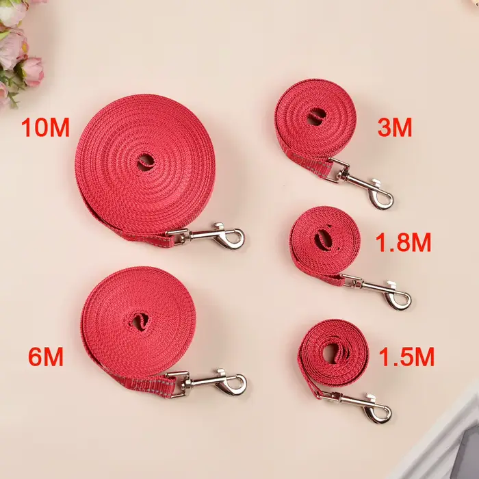 Laisse pour chien longue et résistante de 1,5 m à 10 m pour chiens et chats de petite et moyenne tai