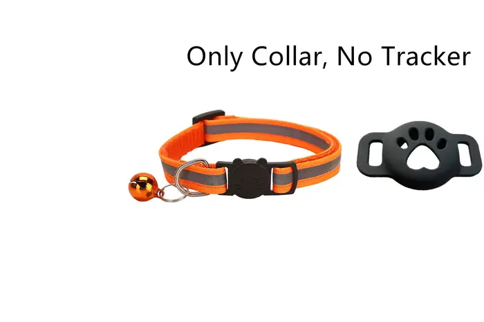 Collier GPS intelligent iOS et collier réfléchissant premium pour chat – Ensemble sécurisé et réglab