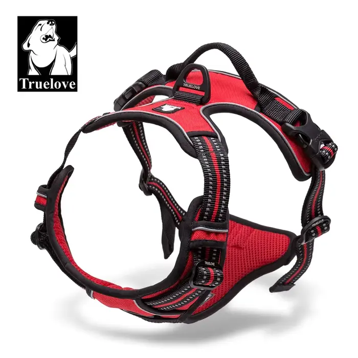 Truelove harnais pour animaux de compagnie en Nylon réfléchissant grand harnais pour chien de compag
