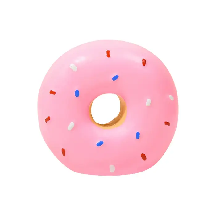 Nouveau jouet sonore pour chien en forme de donut, jouet de simulation de donut pour moudre, nettoyer et soulager les dents, jouets pour chiens, jouets pour animaux de compagnie