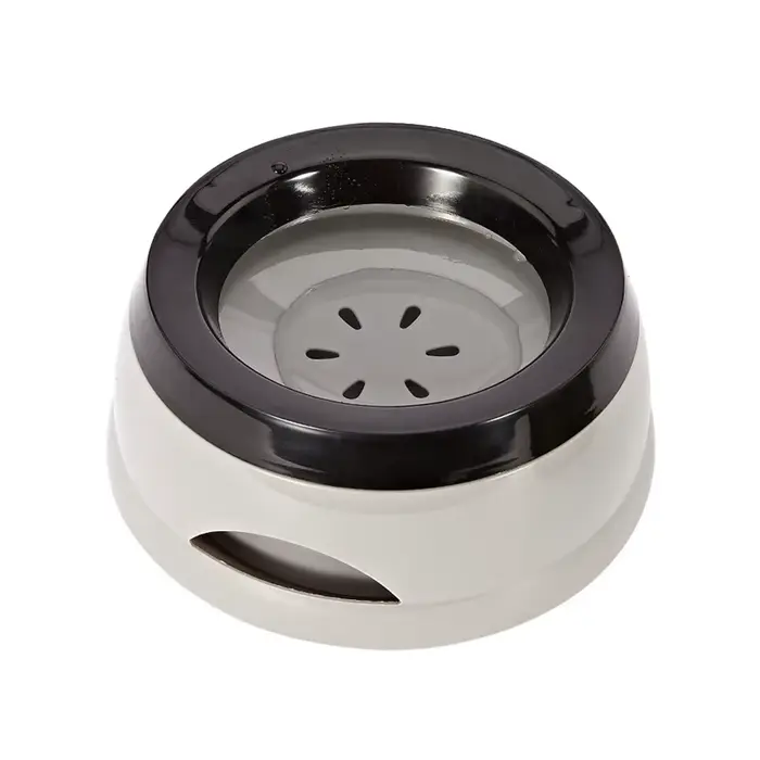Gamelle flottante en plastique pour animaux de compagnie, bol portable pour chien, mangeoire à eau p