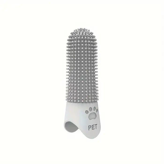 Brosse à dents pour chien en silicone souple 360 °   Brosse à dents à doigts pour chiens et chats, o