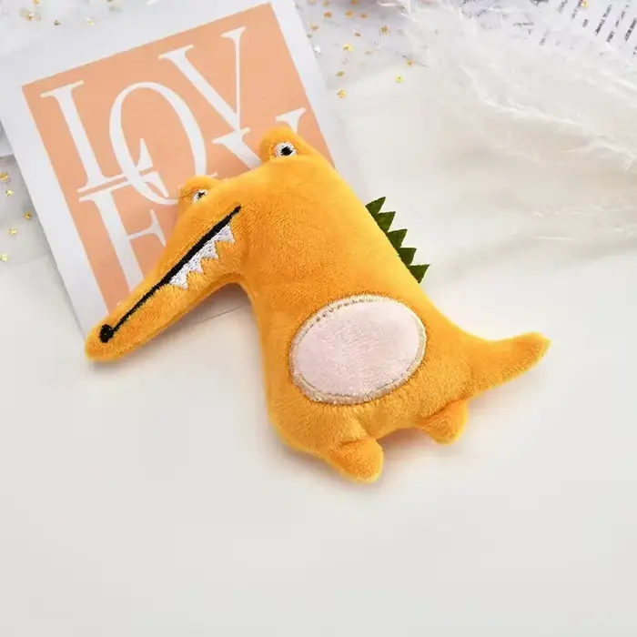 Jouets de dessin animé mignons pour animaux de compagnie, jouet à mâcher en peluche résistant au