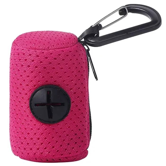 Distributeur de sacs à déjections canines, support portable pour sacs de déchets d'animaux, accessoi