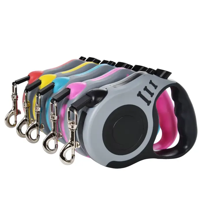 Laisse pour chien de 3m 5m pour petits chiens chat automatique rétractable Durable en Nylon plomb chiot voyage en plein air marche randonnée corde de Traction