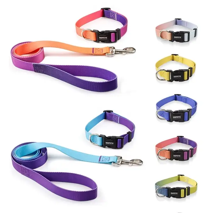 Collier de chien réglable en nylon, laisse de traction, adapté aux petits et grands chiens, bouledog