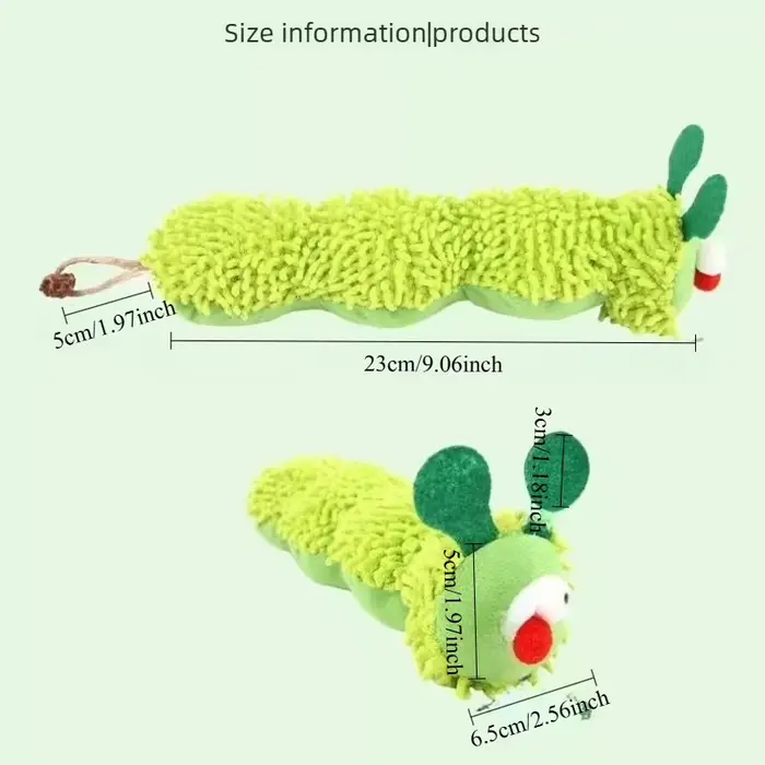 Jouet à mâcher au catnip pour chat, jouet en peluche interactif et amusant pour chat, jouet sonore p