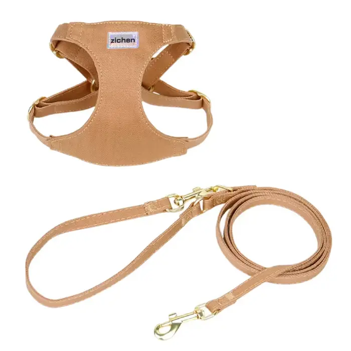 Harnais pour chiot XXS sans traction, avec laisse multifonction pour chien, doux et réglable, sans s