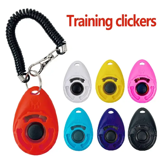 ClUnicef-Entraîneur à Cliquer pour Chien et Chat, Accessoire de Plusieurs Styles, avec Bracelet Régl