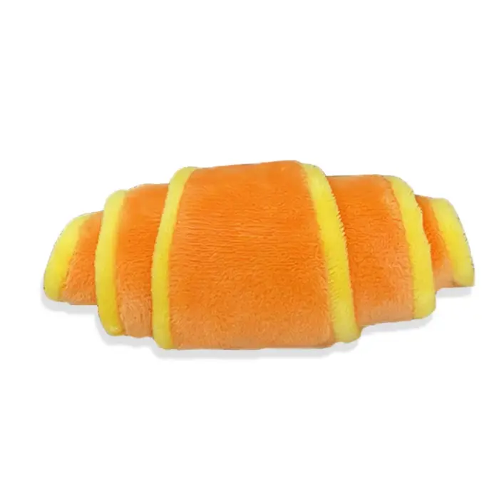 Jouet pour chien en forme de croissant souple, résistant aux morsures, stimulation mentale, distribu