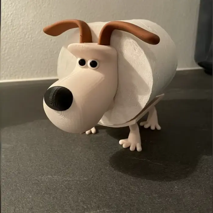 Support de toilette pour chiot, décoration d'intérieur, accessoire de salle de bain, rangement adapté aux toilettes, aux salles de bain, aux cuisines, aux salons, cadeau unique