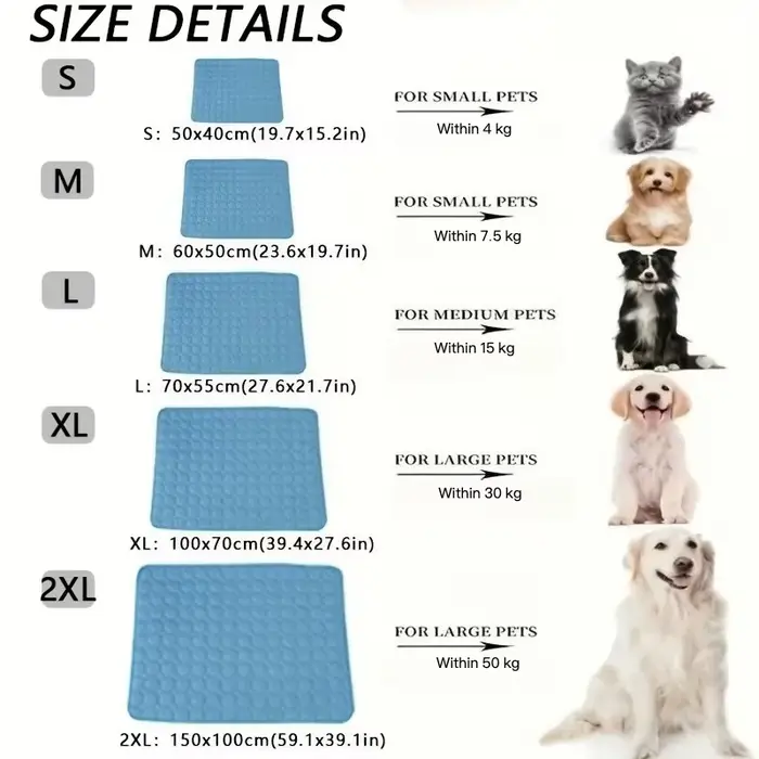 Tapis rafraîchissant pour chien