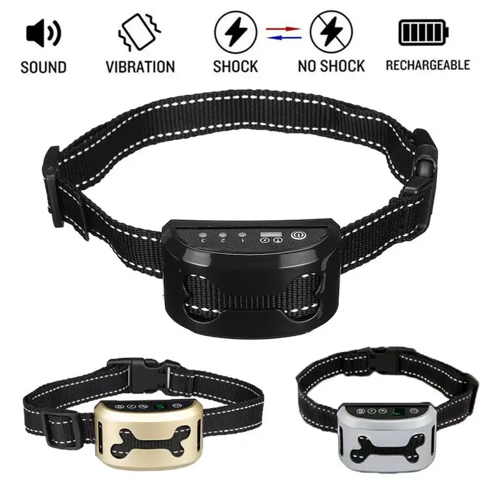 Collier de contrôle Anti-aboiement pour chien